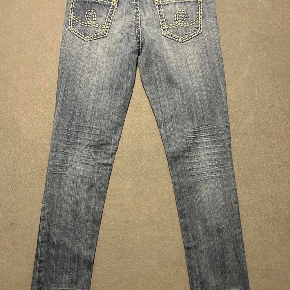 Seven7 Women's Blue and Navy Jeans